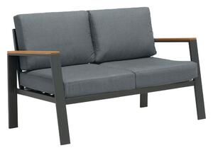 LOUNGE ZOFA tkanina les evkaliptusa masivno aluminij