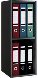 PISARNIŠKI REGAL 34/72/30 cm črna