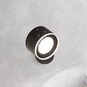 Stenski reflektor LED z možnostjo polnjenja Magnetics, črn, z možnostjo