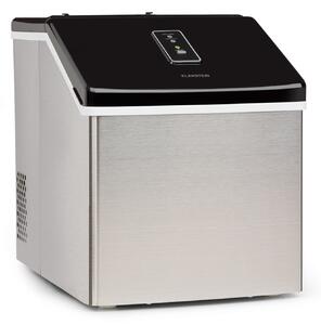 Klarstein Clearcube, ledomat, 13 kg/24 h, nerjaveče jeklo, črna barva