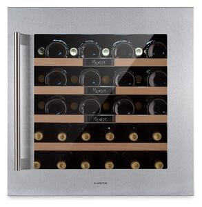 Klarstein Vinsider 36 Built-In Uno, vgradna vinoteka, 36 steklenic, 92 litrov, nerjaveče jeklo