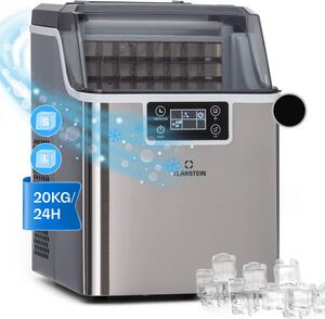Klarstein Chios, aparat za izdelavo ledenih kock, 20 kg/24 h, Auto-Clean, 3,2-litrski rezervoar za vodo