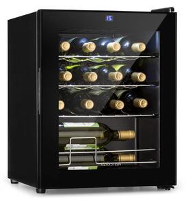 Klarstein Shiraz, vinska omara, 42 l, nadzorna plošča na dotik, 131 W, 5 - 18 °C, črna