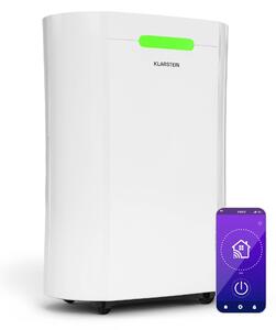 Klarstein AeroDry Smart 12L razvlaževalnik zraka, 12 l/dan, 18 m², senzor vlage, nadzor preko aplikacije, 135 m³/h