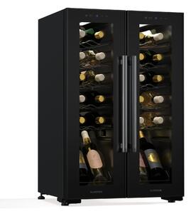 Klarstein Shiraz Weinkühlschrank| 2 Kühlzonen, Touch-Steuerung, LED-Beleuchtung, freistehend