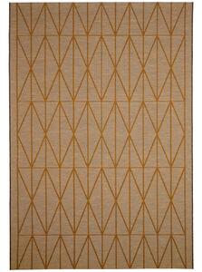 PREPROGA ZA ZUNANJO UPORABO Celeste 123/180 cm tkano barve šampanjca, sahara