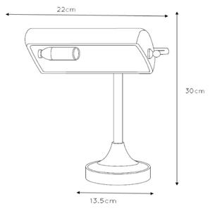 Lucide 17504/01/03 - Namizna svetilka BANKER 1xE14/40W/230V