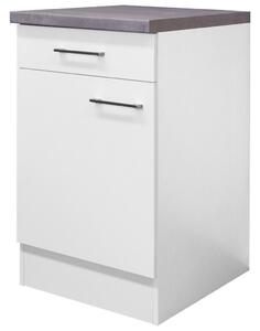 Mömax Kuhinjska Spodnja Omarica Neo, Bela, Siva, Š. 50 Cm