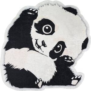 Črna/bela otroška preproga ø 100 cm Cuddly Panda – Vitaus