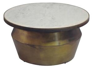 KLUBSKA MIZA, 60/31/60 cm zlate barve