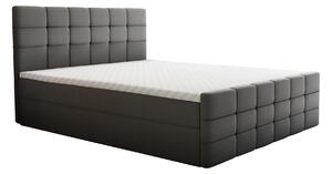 KONDELA Boxspring postelja, 140x200, siva, BEST