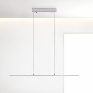 PURE LED viseča luč Lite, srebrna, 100 cm, CCT, možnost zatemnitve