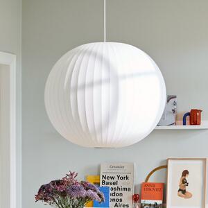 HAY Nelson Ball Bubble viseča svetilka L Ø 68 cm, zatemnjen, Bela, Dnevna soba / jedilnica, Plastika, Dizajn
