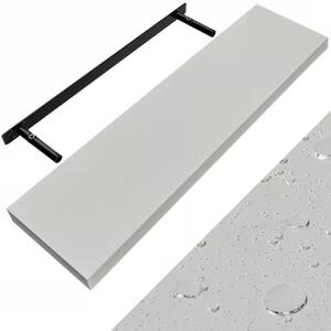 Stenska polica FIGO + konzola, 90cm, bela Casaria