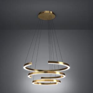 Stars of Light LED-visoka svetilka Labonete zlata 80 cm 3-žarilna CCT, zatemnjen, Zlata / medeninasta, Dnevna soba / jedilnica, Aluminij, Sodobni