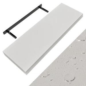 Stenska polica FIGO + konzola, 70cm, bela Casaria
