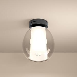 Stars of Light LED-stropna svetilka Menorca, nikljevo Ø 21 cm CCT, zatemnjen, Kovinska, Dnevna soba / jedilnica, Steklo, Sodobni