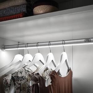 Hera LED lučka za oblačila s senzorjem, 100 cm, Siva, spalnica, Kovina, Sodobni