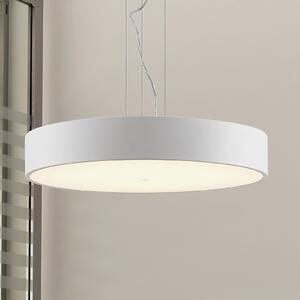 Arcchio LED viseča svetilka Noabelle, Ø 60 cm, bela, kovina, zatemnjen, Bela, Kuhinja, Kovina, Sodobni