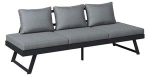 KLOP, kovina, tekstil antracit, siva