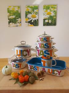 Komplet emajlirane posode Tasty 7-delni