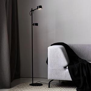 Nordlux Talna svetilka Clyde LED, dvosvetlobna, z zatemnitvijo, zatemnjen, Črna, Dnevna soba / jedilnica, Kovina, Sodobni