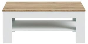 KLUBSKA MIZA, 110/45,5/60 cm barve hrasta, sivobež