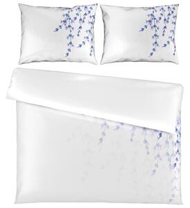 OBOJESTRANSKA POSTELJNINA LAVANDER 200/240 cm saten večbarvno