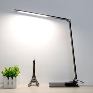 Aluminor Starglass LED namizna svetilka s steklenim podstavkom, zatemnjen, Črna, Študija / pisarna, Kovina, Sodobni
