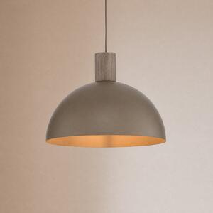 TK Lighting Visoka svetilka Oslo, peščene barve, kovina, Ø 34 cm, E27, zatemnjen, Bež, Dnevna soba / jedilnica, Kovina, Sodobni