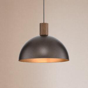 TK Lighting Visoka svetilka Oslo, rjava, kovina, Ø 34 cm, E27, zatemnjen, Rjava / rjasta, Dnevna soba / jedilnica, Kovina, Sodobni