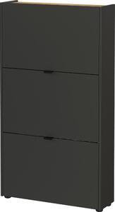 Antracitno siva preklopna omarica za čevlje 71x127x22 cm Ameca – Germania