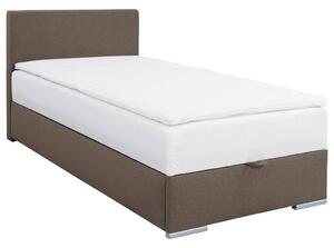 Mömax Postelja Z Vzmetnico Cosi, Rjava, 100x200