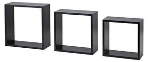 Dolle Set stenskih polic Frame (Nosilnost: 5 kg, Črne barve)