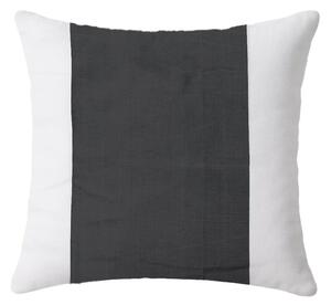 Prevleka za vzglavnik iz polibombaža TIRSO POLY 45x45 cm, sivo-bela