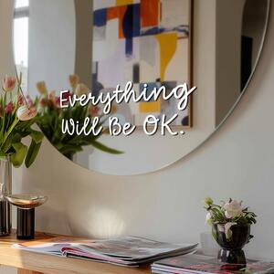 Nalepka za ogledalo S17 – Everything Will Be OK