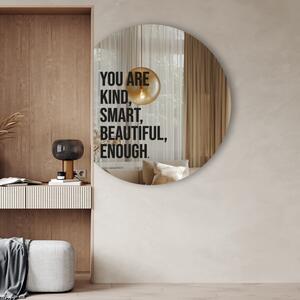 Nalepka za ogledalo S23 – You are kind, smart, beautiful, enough