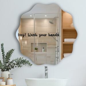 Nalepka za ogledalo S32 – Hey! Wash your hands