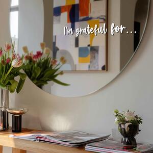 Nalepka za ogledalo S29 – I’m grateful for