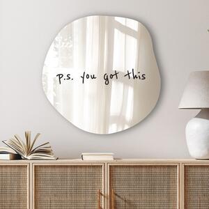 Nalepka za ogledalo S34 – P.S. you got this ,4