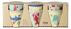 Rice komplet lončkov iz melamina 250 ml