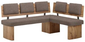 KOTNA KLOP, tekstil, leseni material rjava, barve hrasta