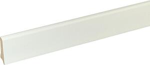 Zaključna letev (240 cm x 11,4 mm x 40 mm, Lakirana površina, Bele barve)