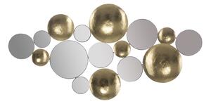 Stenska dekoracija Gold Mirror Glam