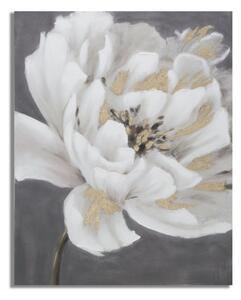 Slika White/Gold Flower