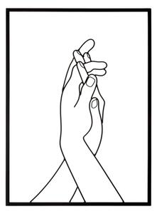 Stenska dekoracija Simply Hands