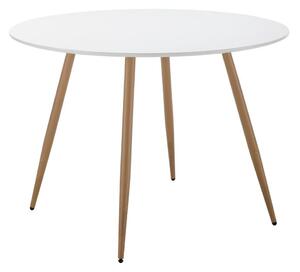 Bessagi Home Jedilna Miza John, Bela, Ø 110 Cm