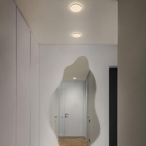 OSRAM LED vgradna svetilka SLIM, Ø 17 cm, bela, kovinska, 3.000 K, Bela, Dnevna soba / jedilnica, Kovina, Vgradne svetilke okrogle