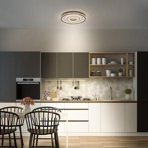 OSRAM LED-stropna svetilka ORBIS CRISTALLY, bela, Ø 43 cm, CCT, Bela, Dnevna soba / jedilnica, Aluminij, Sodobni