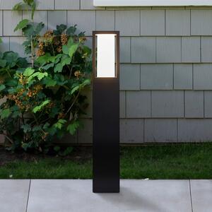 Searchlight Stojna svetilka Avenue, črna, višina 45 cm, kovina, Črna, Aluminij, Sodobni